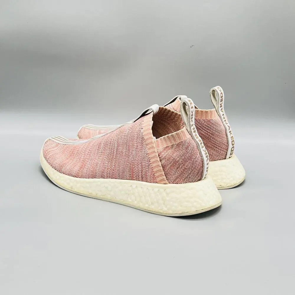 Adidas Shoes Mens 8.5 Pink NMD CS2 Kith Naked Slip On Athletic Sneakers Comfort